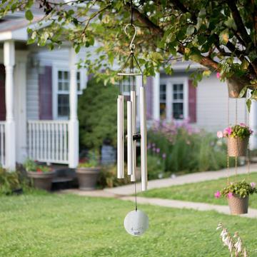 Carillon de vent extérieur, carillon de vent de 90 cm avec tube en alliage d'aluminium  de 18,36 « carillon de vent mobile carillon de vent extérieur Décoration d'éolienne  jardin Porche de maison